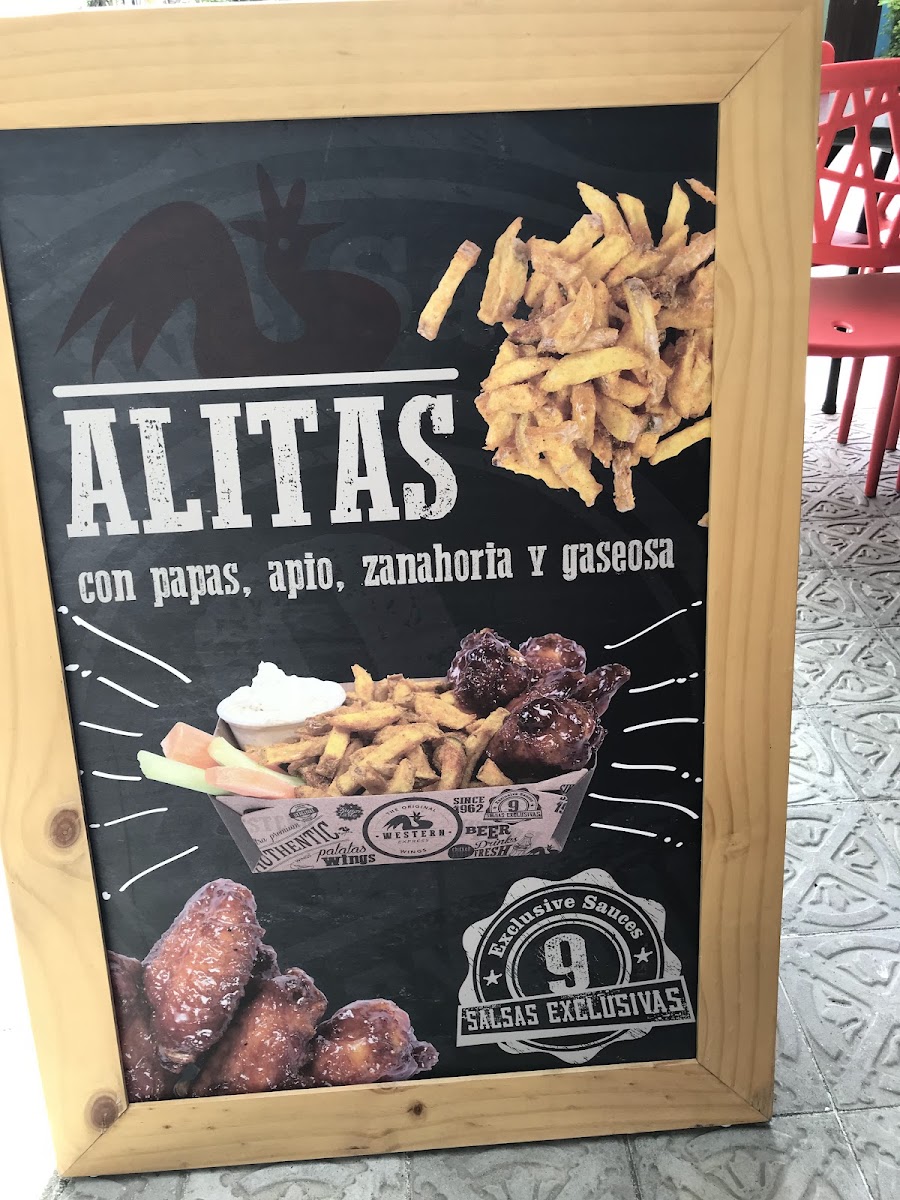 Menu Western Wings-3